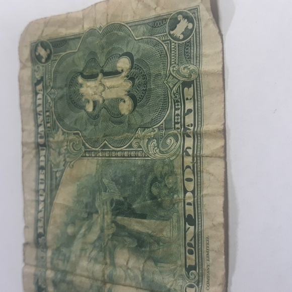 1937 Bank of Canada $1. Bill. (Sku safe) - Picture 5 of 6